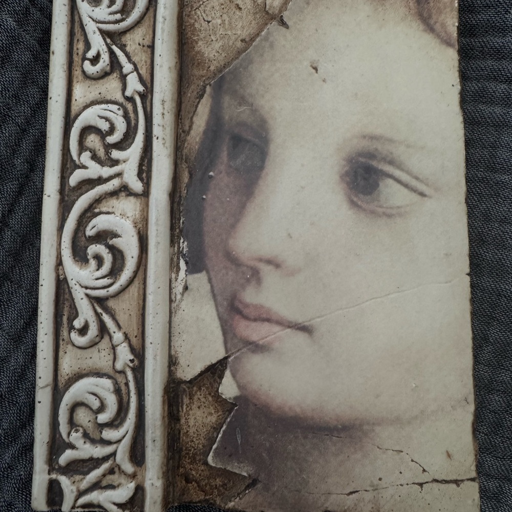 Rare Sid Dickens tile T02 Angelic Boy. Signed. Retired.